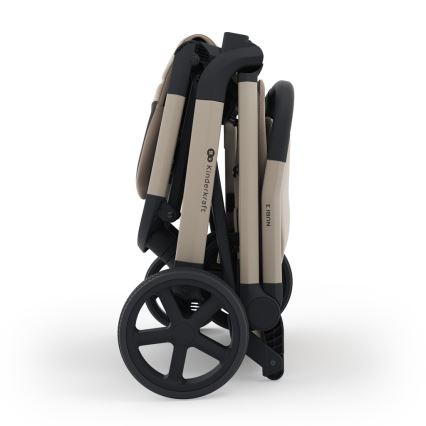 KINDERKRAFT SELECT - Sportsklapvogn NUBI 3 Sand Beige