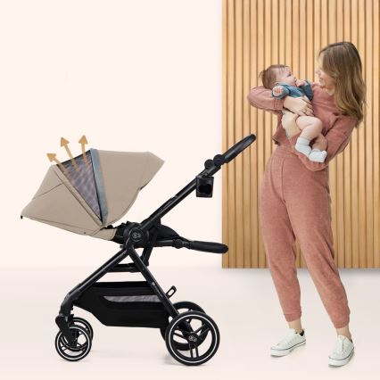KINDERKRAFT SELECT - Sportsklapvogn YOXI Sand beige