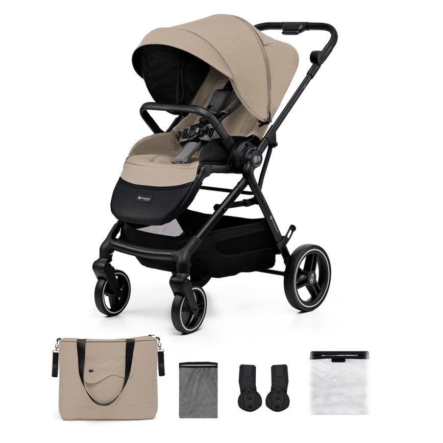 KINDERKRAFT SELECT - Sportsklapvogn YOXI Sand beige