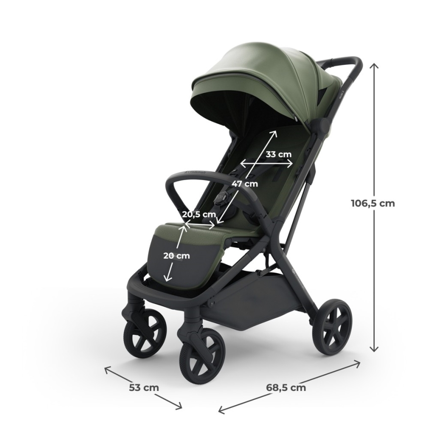 KINDERKRAFT SELECT - Sportsvogn NUBI 3 Mystic Green