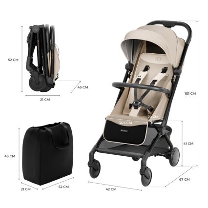 KINDERKRAFT SELECT - Sportsvogn PILOT 2 beige