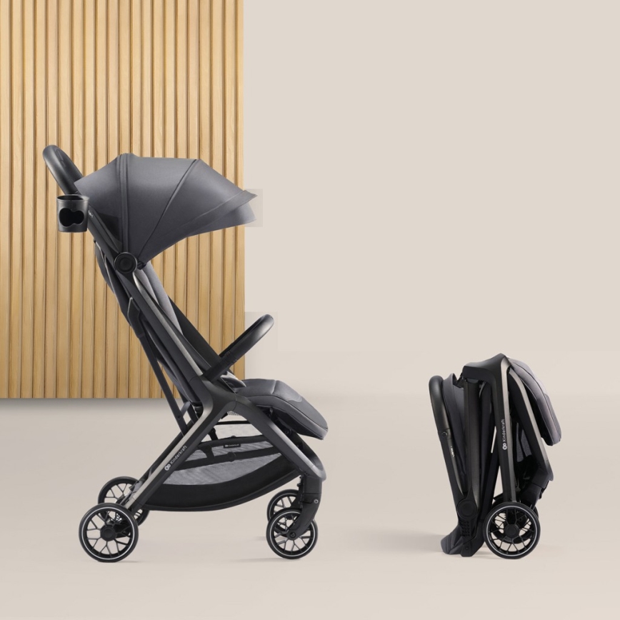 KINDERKRAFT SELECT - Sporty klapvogn NUBI 2 grå