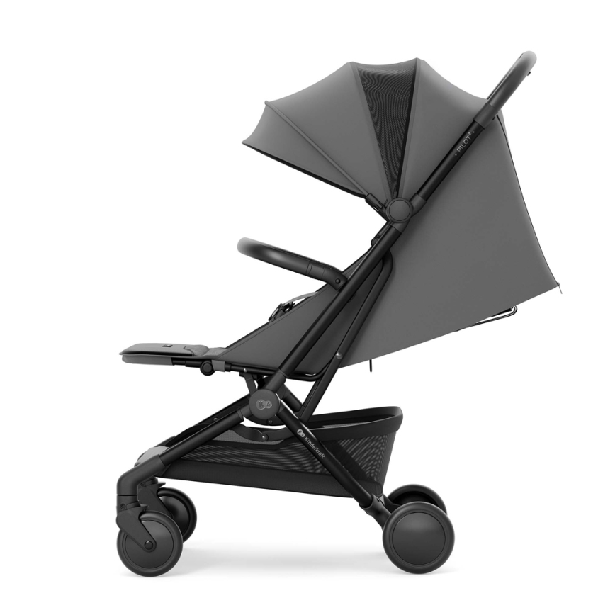 KINDERKRAFT SELECT - Sporty klapvogn PILOT 2 grå
