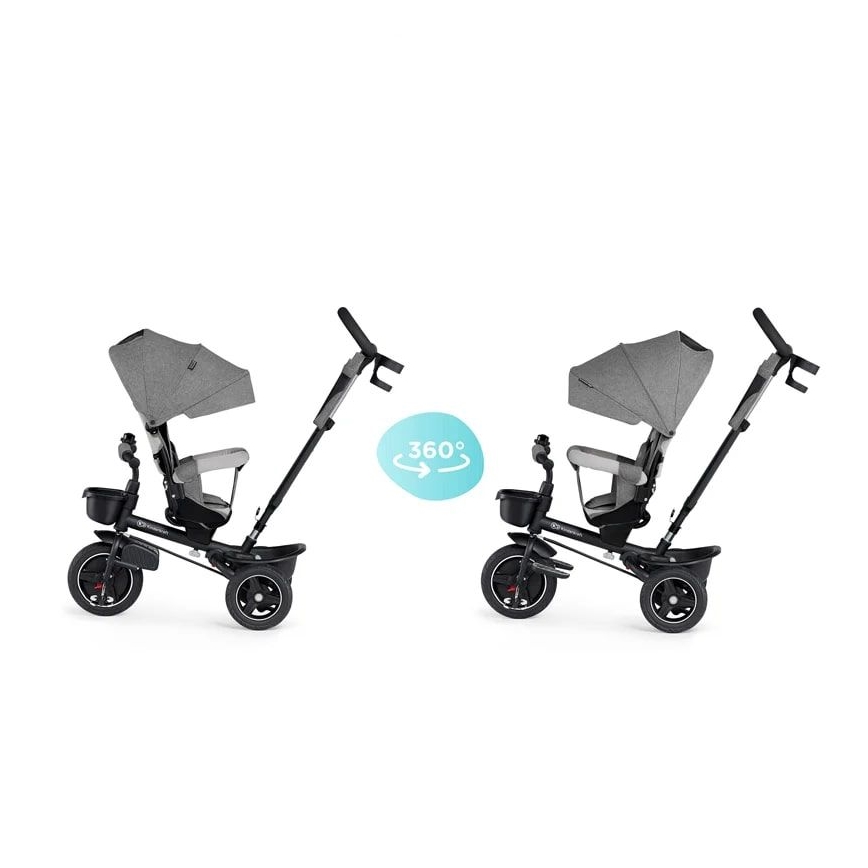 KINDERKRAFT - Trehjulet cykel 5in1 SPINSTEP grå