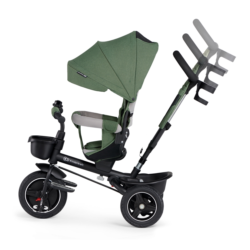 KINDERKRAFT SELECT - Trehjulet cykel SPINSTEP Premium grøn