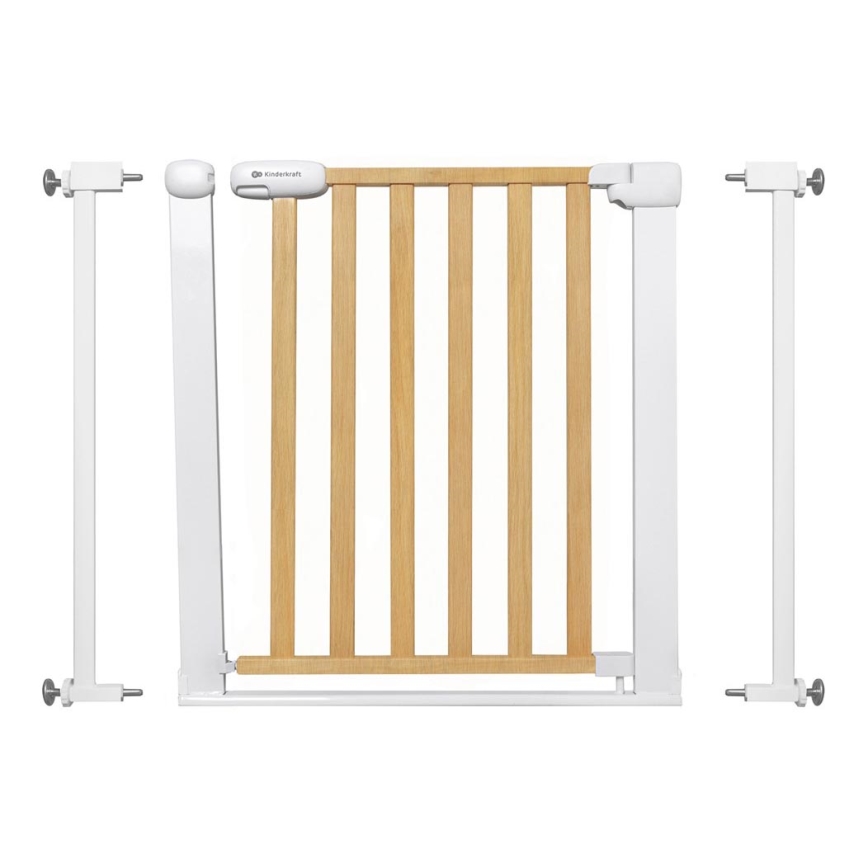 KINDERKRAFT - Sikkerhedsgitter LOCK&GO 75-103 cm fyrretræ