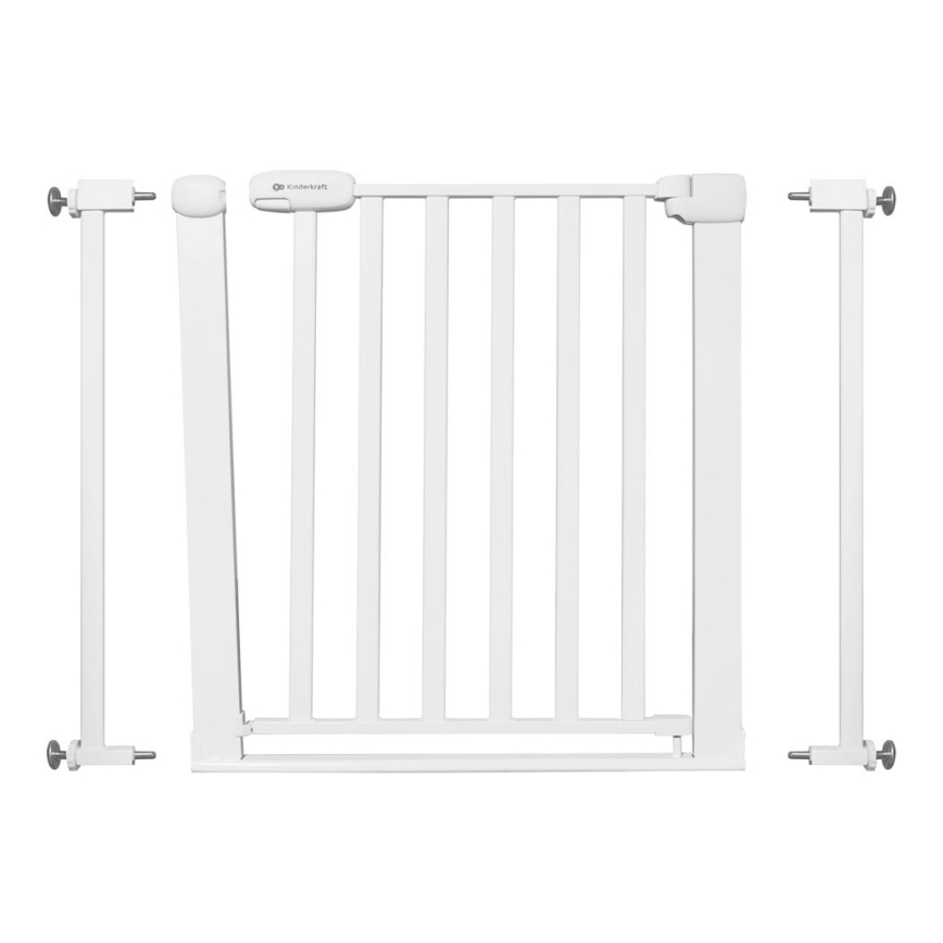 KINDERKRAFT - Sikkerhedsgitter LOCK&GO 75-103 cm hvid