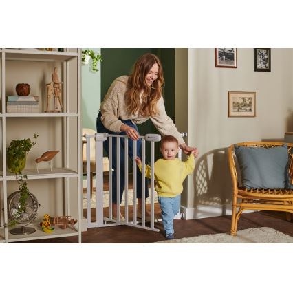 KINDERKRAFT - Sikkerhedsgitter LOCK&GO 75-103 cm hvid