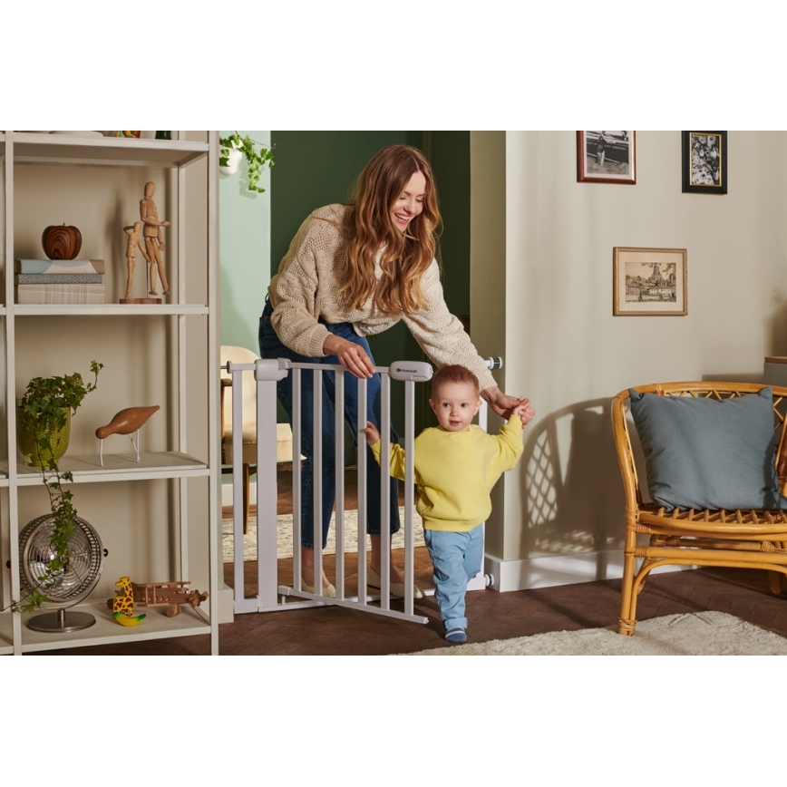 KINDERKRAFT - Sikkerhedsgitter LOCK&GO 75-103 cm hvid