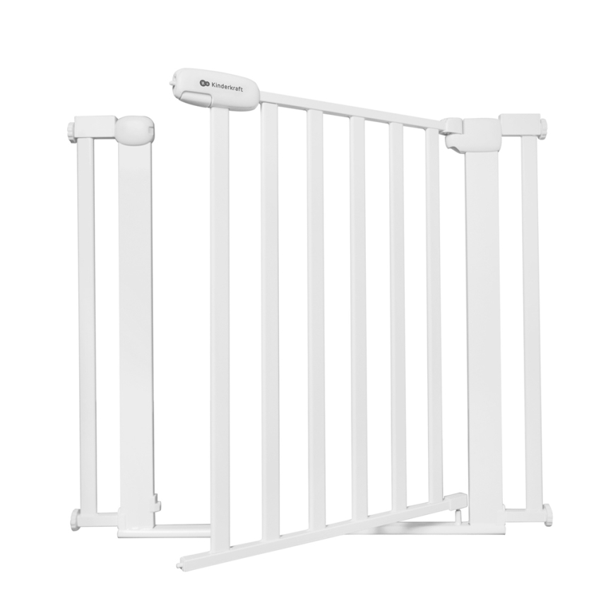 KINDERKRAFT - Sikkerhedsgitter LOCK&GO 75-103 cm hvid