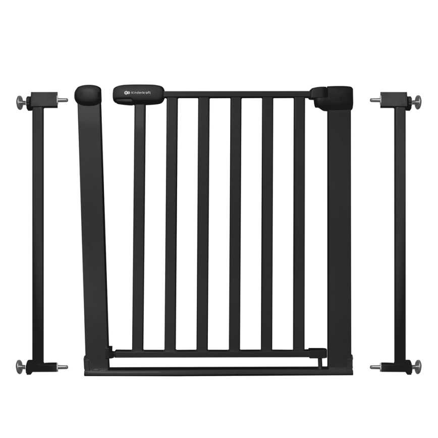 KINDERKRAFT - Sikkerhedsgitter LOCK&GO 75-103 cm sort