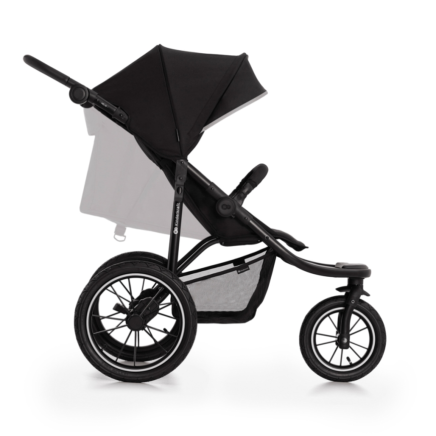 KINDERKRAFT - Sporty klapvogn HELSI2 sort