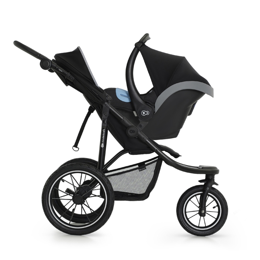 KINDERKRAFT - Sporty klapvogn HELSI2 sort