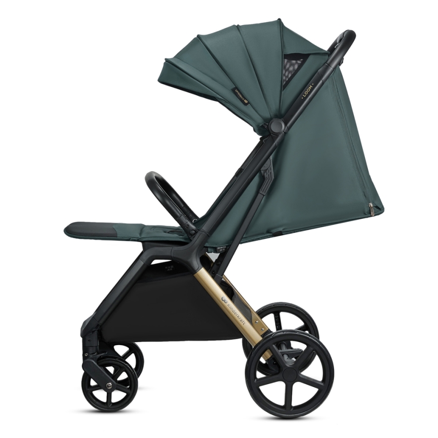 KINDERKRAFT - Sporty klapvogn LOOM grøn