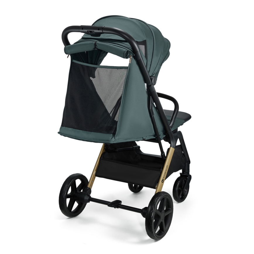 KINDERKRAFT - Sporty klapvogn LOOM grøn