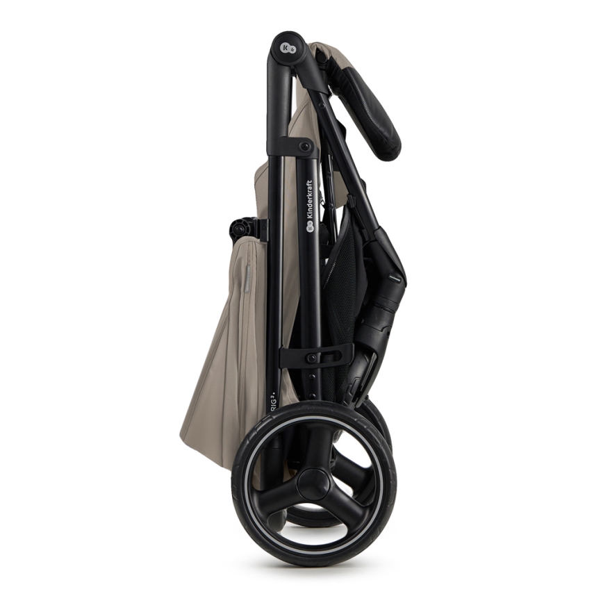 KINDERKRAFT - Sporty klapvogn TRIG 3 Stone beige