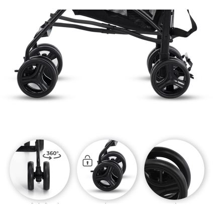 KINDERKRAFT - Golfklapvogn TIK beige