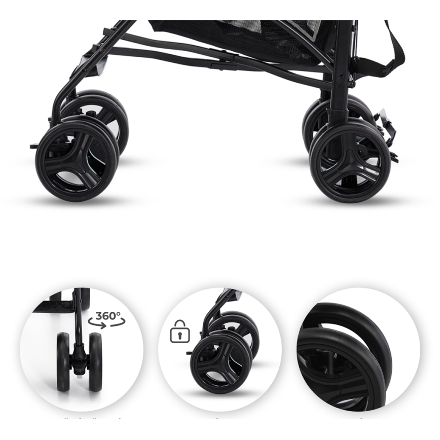 KINDERKRAFT - Golfklapvogn TIK beige