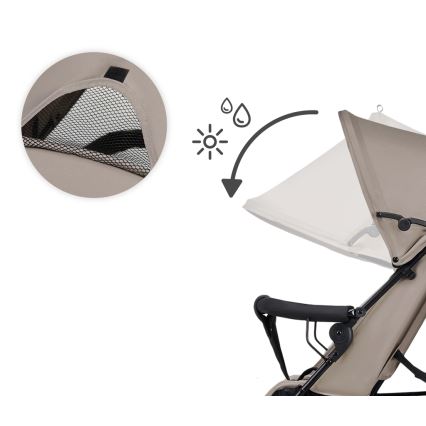 KINDERKRAFT - Golfklapvogn TIK beige