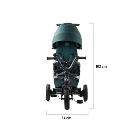 KINDERKRAFT - Trehjulet cykel 5v1 EASYTWIST grå/sort