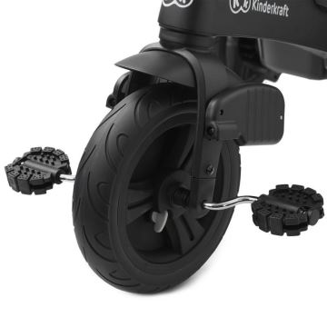KINDERKRAFT - Trehjulet cykel 5v1 EASYTWIST grå/sort