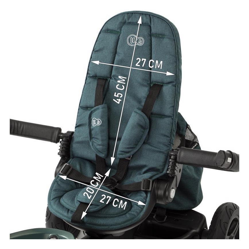 KINDERKRAFT - Trehjulet cykel 5v1 EASYTWIST grøn/sort