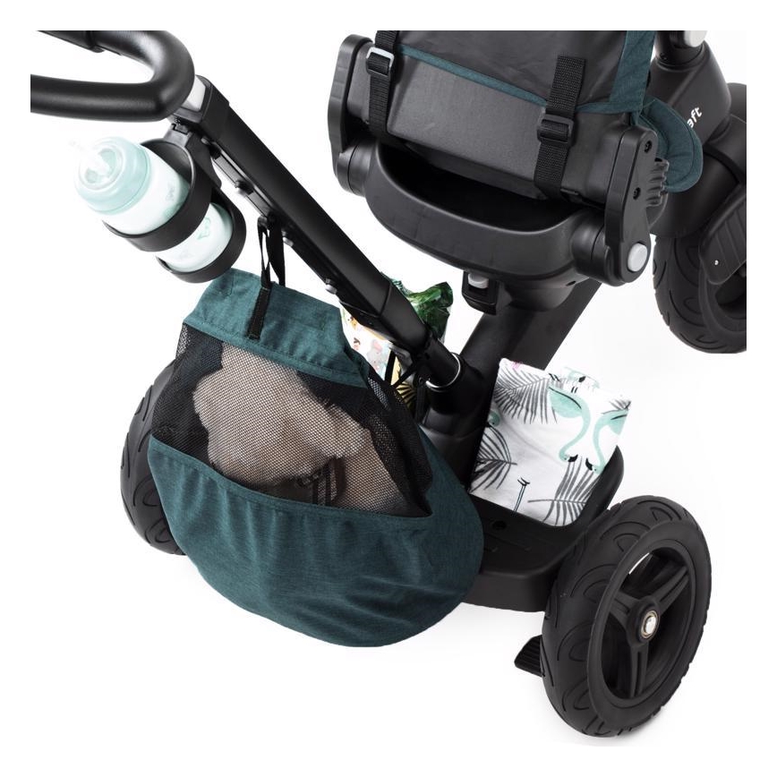 KINDERKRAFT - Trehjulet cykel 5v1 EASYTWIST grøn/sort