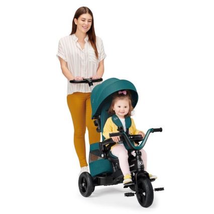 KINDERKRAFT - Trehjulet cykel 5v1 EASYTWIST grøn/sort