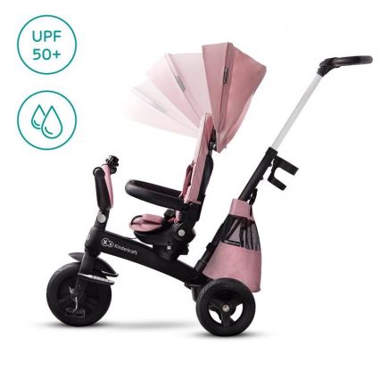 KINDERKRAFT - Trehjulet cykel 5v1 EASYTWIST pink/sort