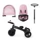 KINDERKRAFT - Trehjulet cykel 5v1 EASYTWIST pink/sort