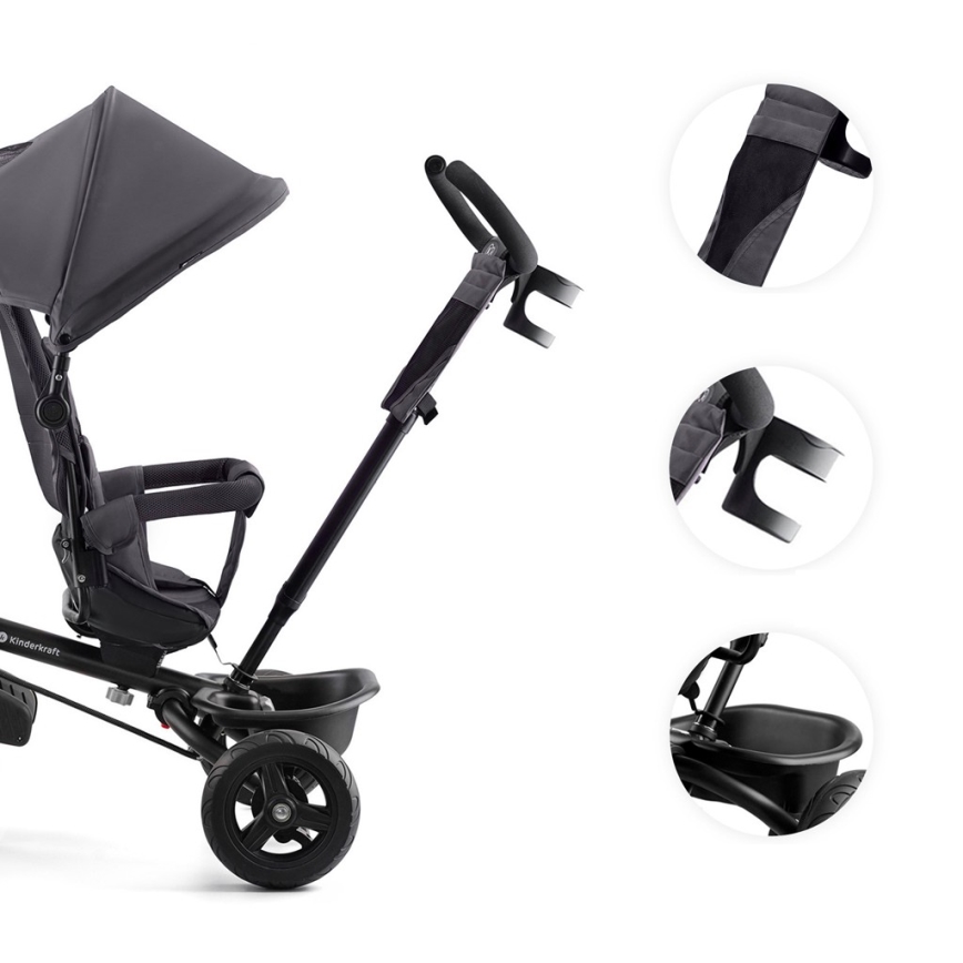KINDERKRAFT - Trehjulet cykel AVEO grå