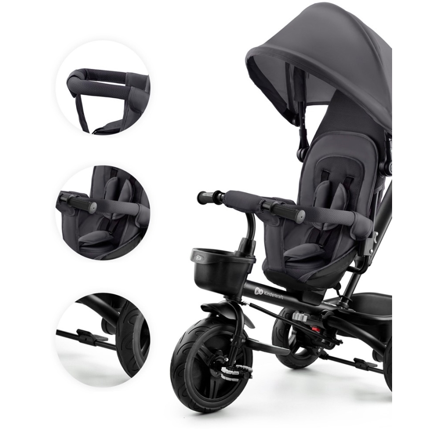 KINDERKRAFT - Trehjulet cykel AVEO grå