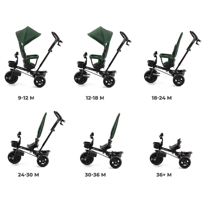 KINDERKRAFT - Trehjulet cykel AVEO grøn
