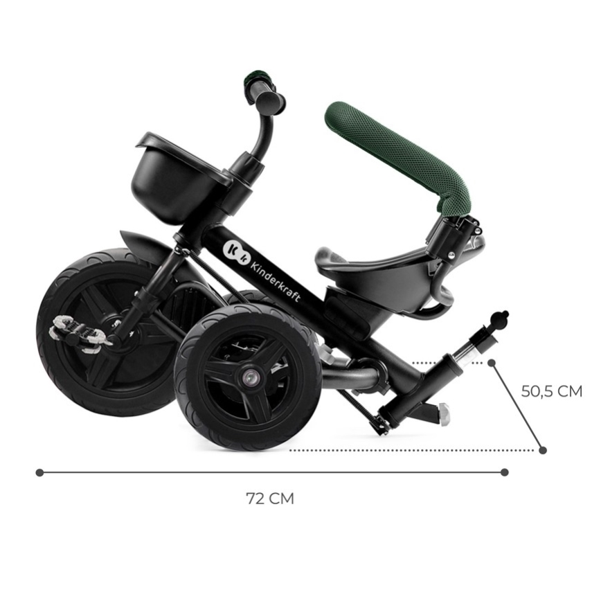KINDERKRAFT - Trehjulet cykel AVEO grøn