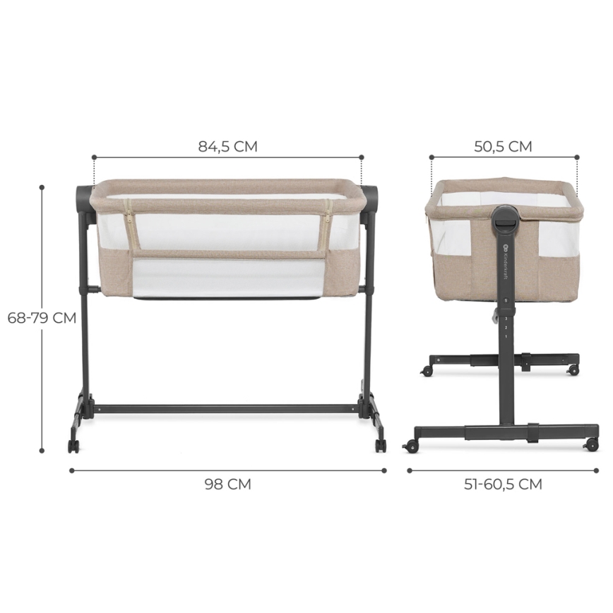 KINDERKRAFT - Vugge NESTE UP 2 beige