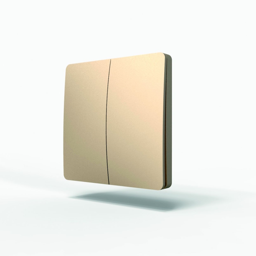 Kinetisk trådløs 2-polet afbryder, IP67, guld