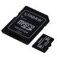 Kingston - MicroSDHC-kort 16GB Canvas Select Plus U1 80MB/s + SD-adapter