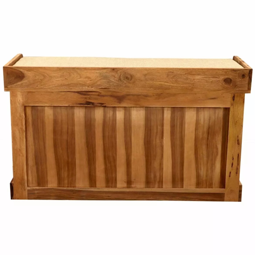 Kiste RAMI 60x105 cm massivt træ/rosentræ