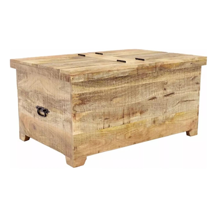 Kiste RETRO 45x90 cm massivt træ/mangotræ