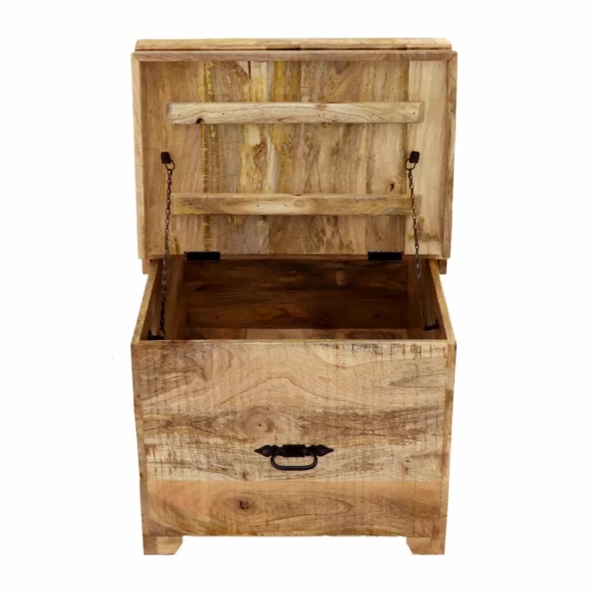 Kiste RETRO 45x90 cm massivt træ/mangotræ