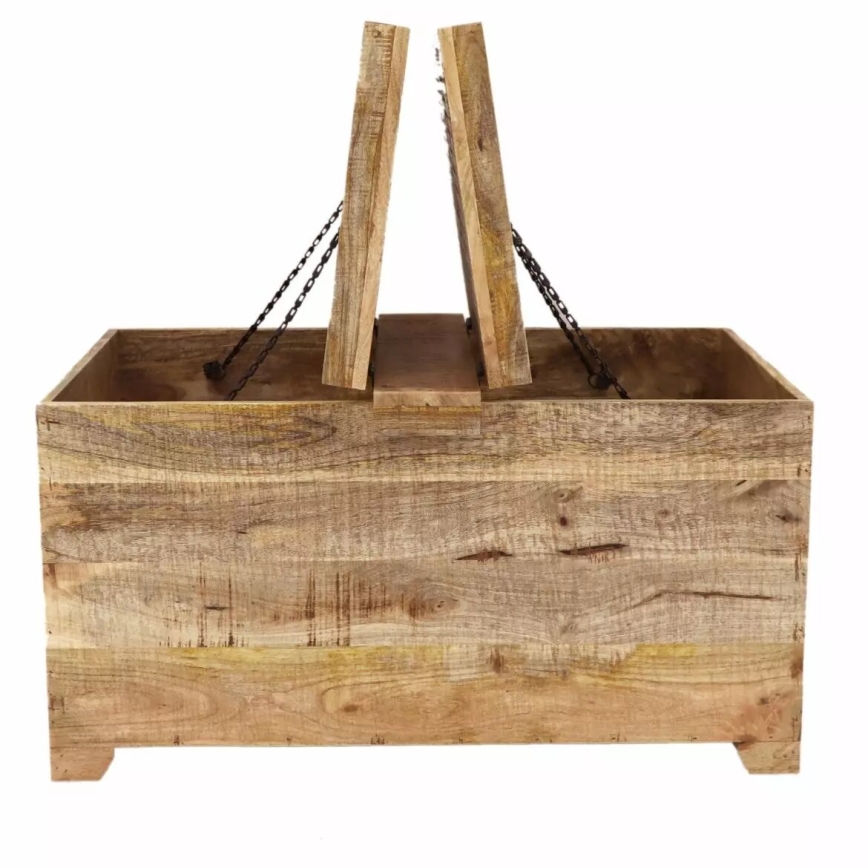 Kiste RETRO 45x90 cm massivt træ/mangotræ