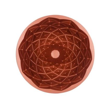 KITCHISIMO bundtform 24 cm – diamantmønster/kobber