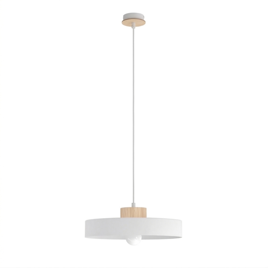 KIVI pendel med ledning 1xE27/15W/230V hvid