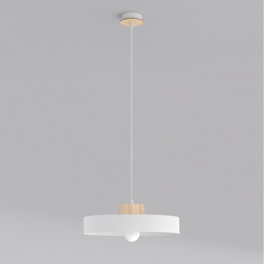 KIVI pendel med ledning 1xE27/15W/230V hvid