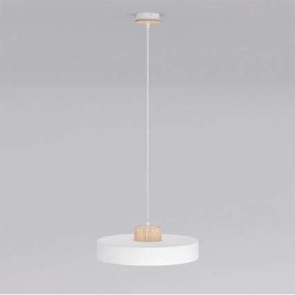 KIVI pendel med ledning 1xE27/15W/230V hvid