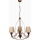 Klassisk hængelampe 3xE14/40W/230V bronze/beige