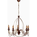 Klassisk pendellampe 5xE14/40W/230V i bronze