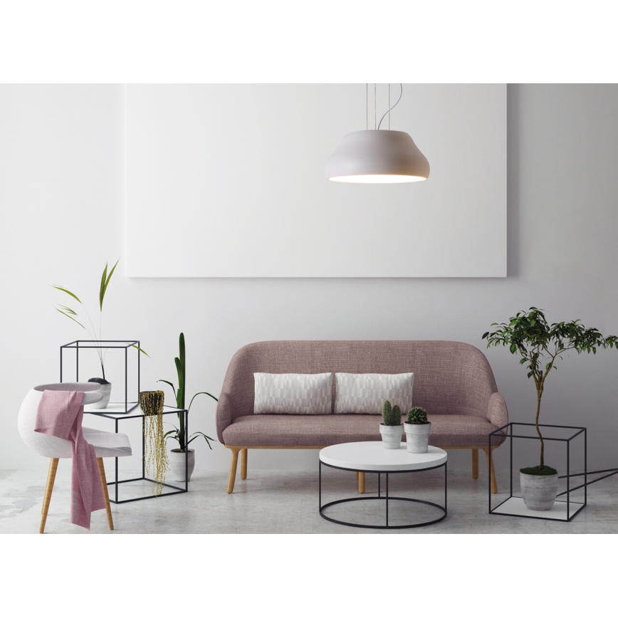 LED lysekrone på kabel PADDY LED/24W/230V hvid