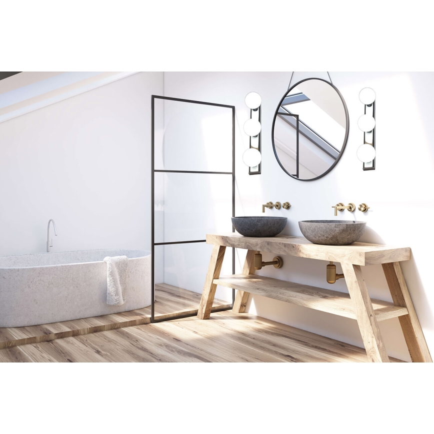 LED væglampe STARLIGHT 3xG9/3W/230V mat krom