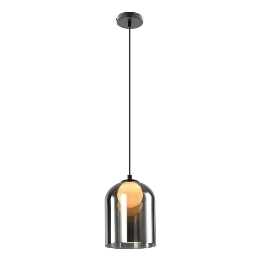 KLEA Pendellampe 1xG9/15W/230V Røg Sort